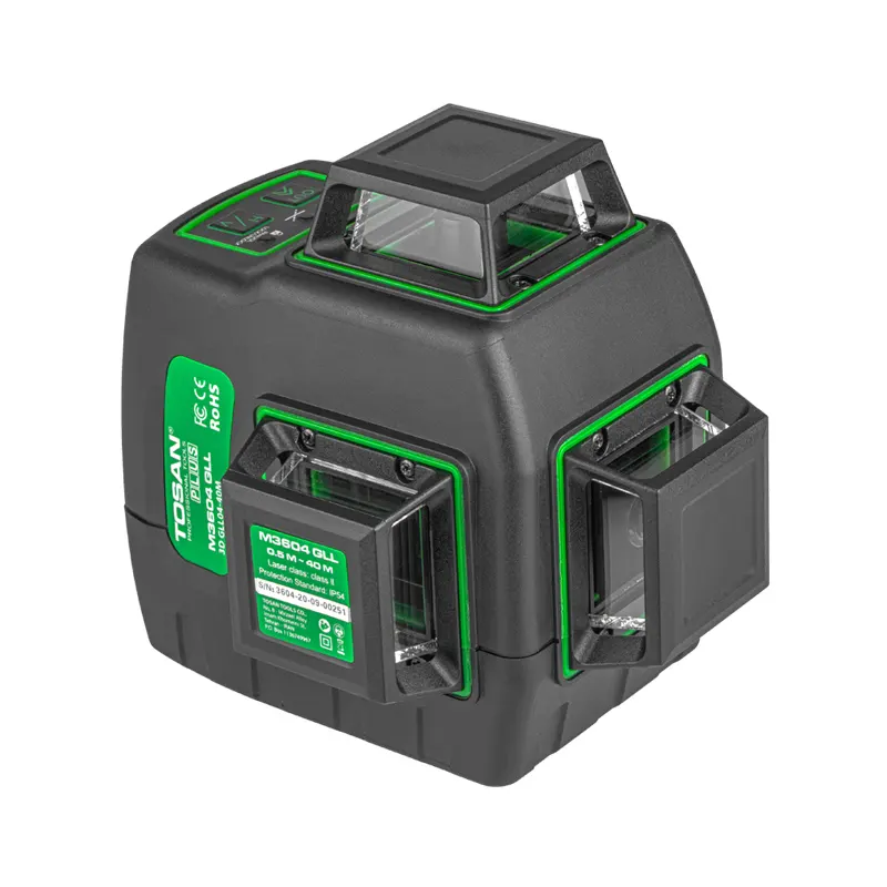 تراز لیزری سه‌بعدی 360 درجه سبز مدل M3604 GLL