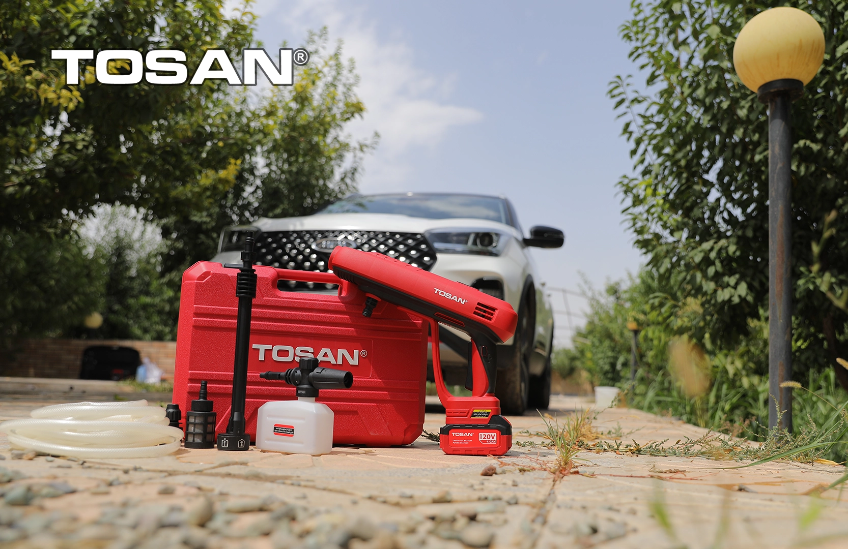 کارواش شارژی توسن