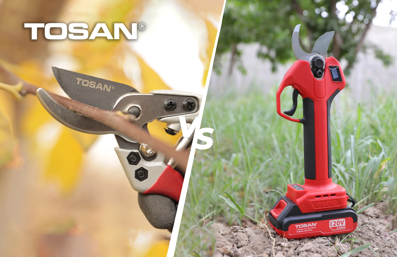 قیچی باغبانی دستی و شارژی چه تفاوتی با یکدیگر دارند؟