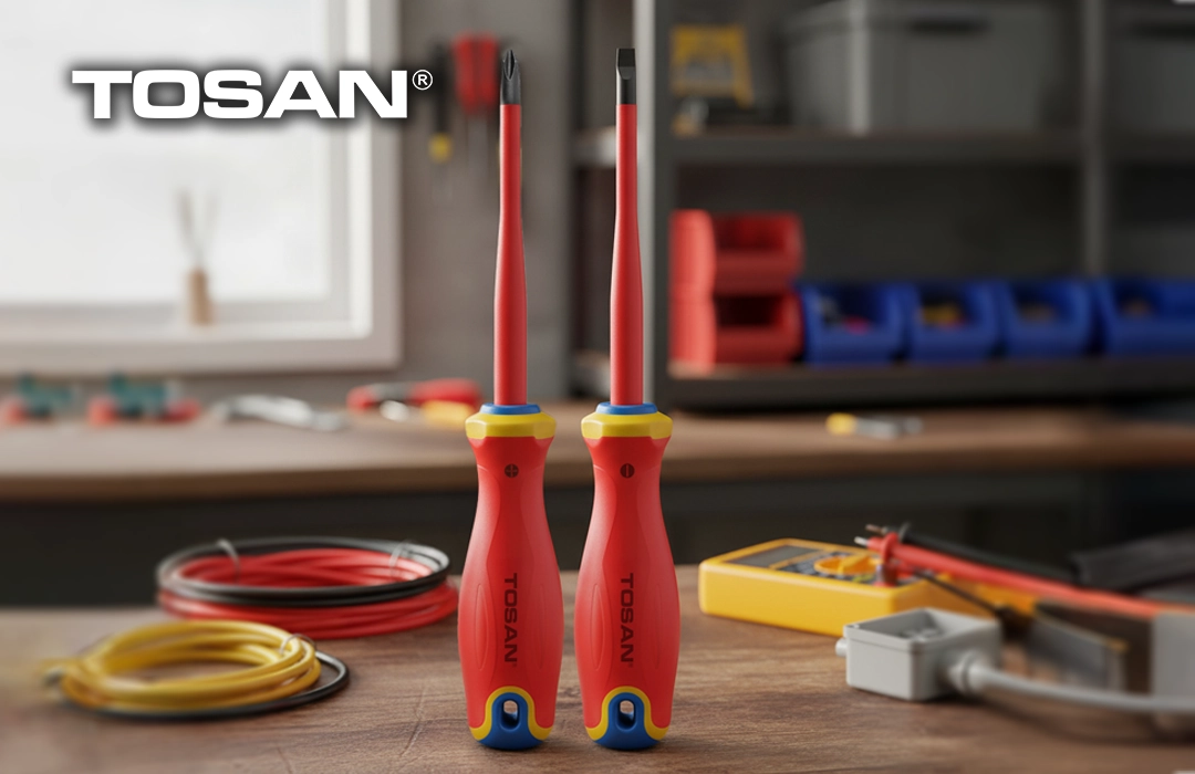 پیچ گوشتی دسته TPR عایق برق توسن سری بروسک