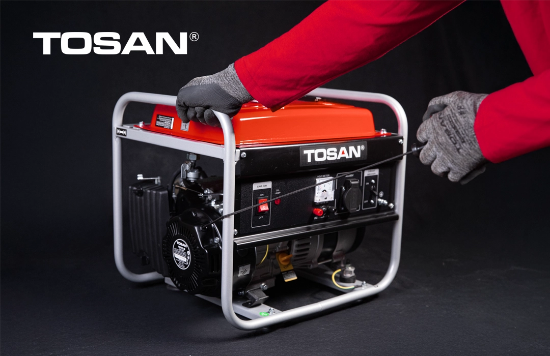 مراحل روشن کردن موتور برق دستی (هندلی)